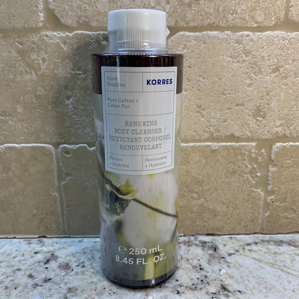 Korres Renewing Body Cleanser / Pure Cotton